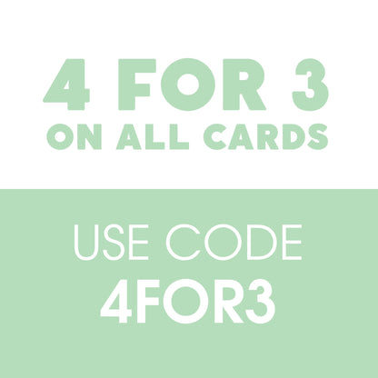 Birthday Card For Sister - Premium 300gsm Card