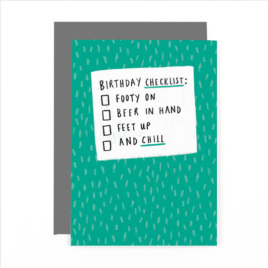 Last Laugh Birthday Checklist