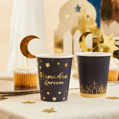 Ramadan Paper Cups 8 Pack