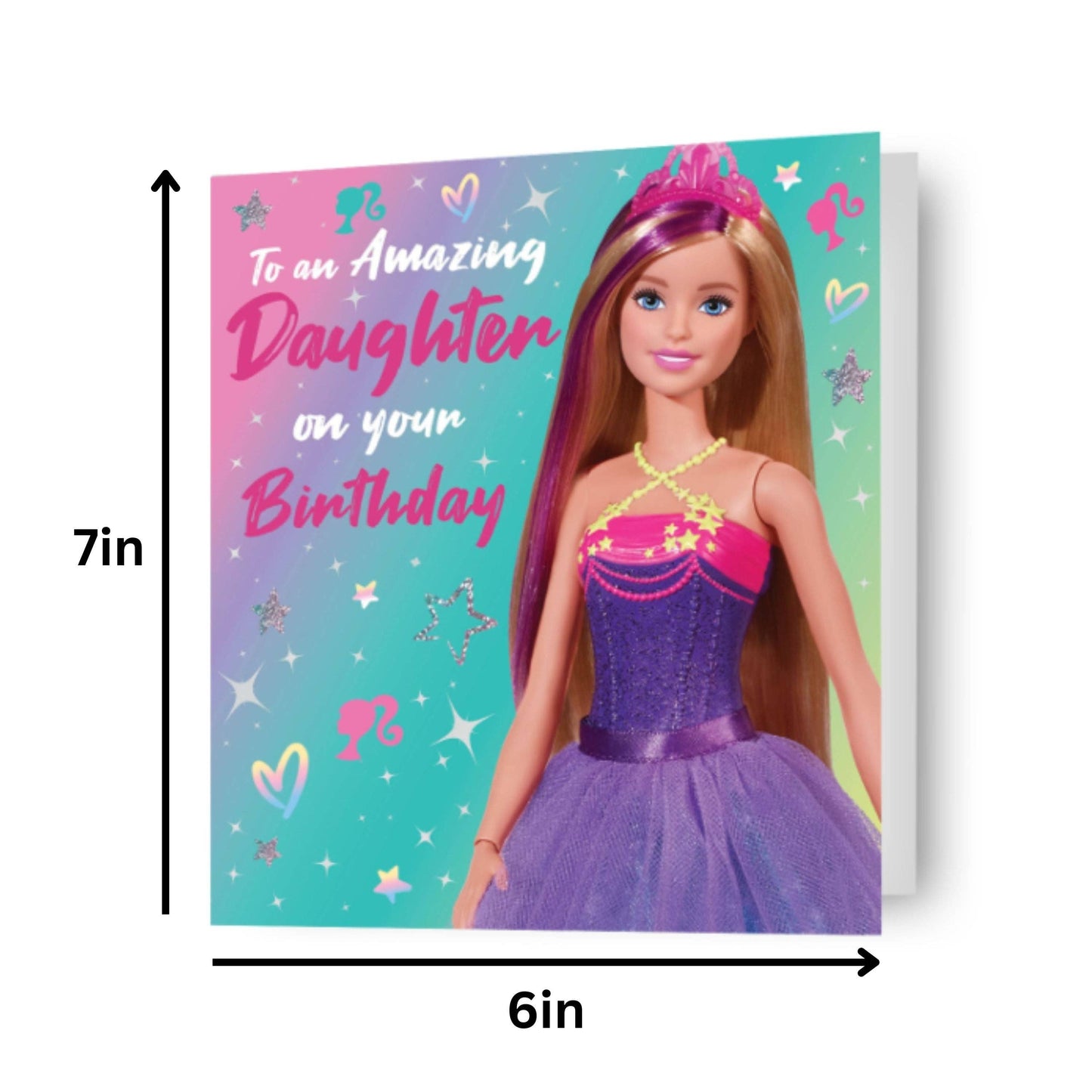 Barbie Fairy 'Amazing Daughter' Birthday Card