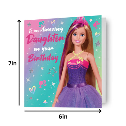 Barbie Fairy 'Amazing Daughter' Birthday Card