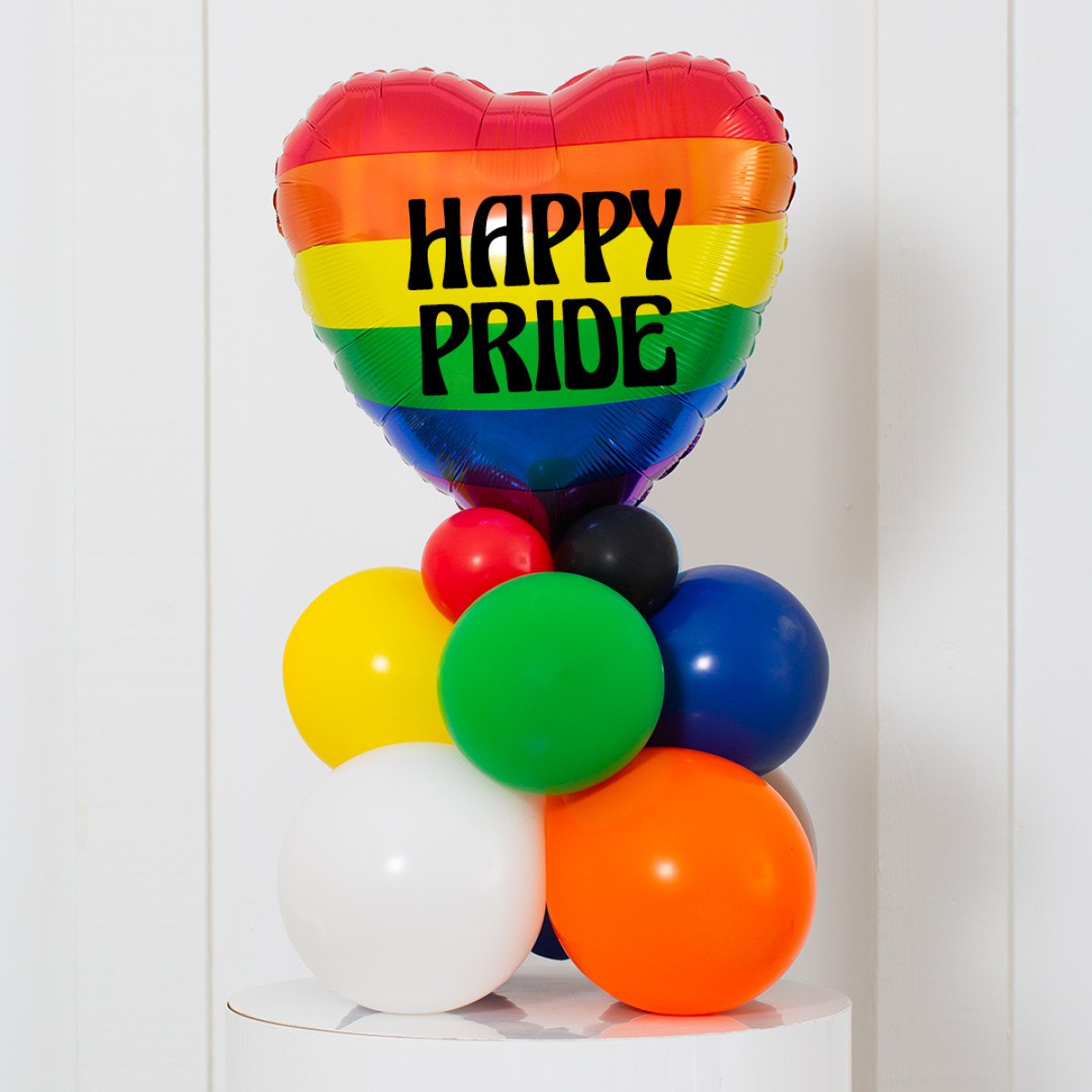 Pride Party Latex Air Filled Personalised Bubble Stack