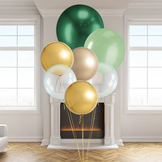 Football Gamer Giant Latex Balloon Bouquet (Helium Filled)