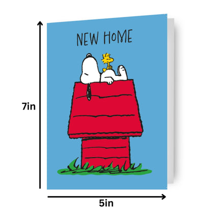 Peanuts Snoopy New Home Card