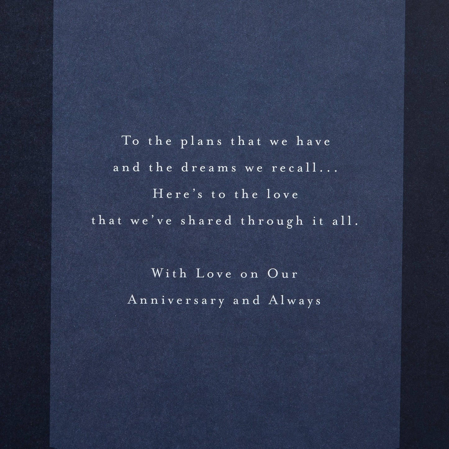 Anniversary Card for Husband - Floral Design with Verse