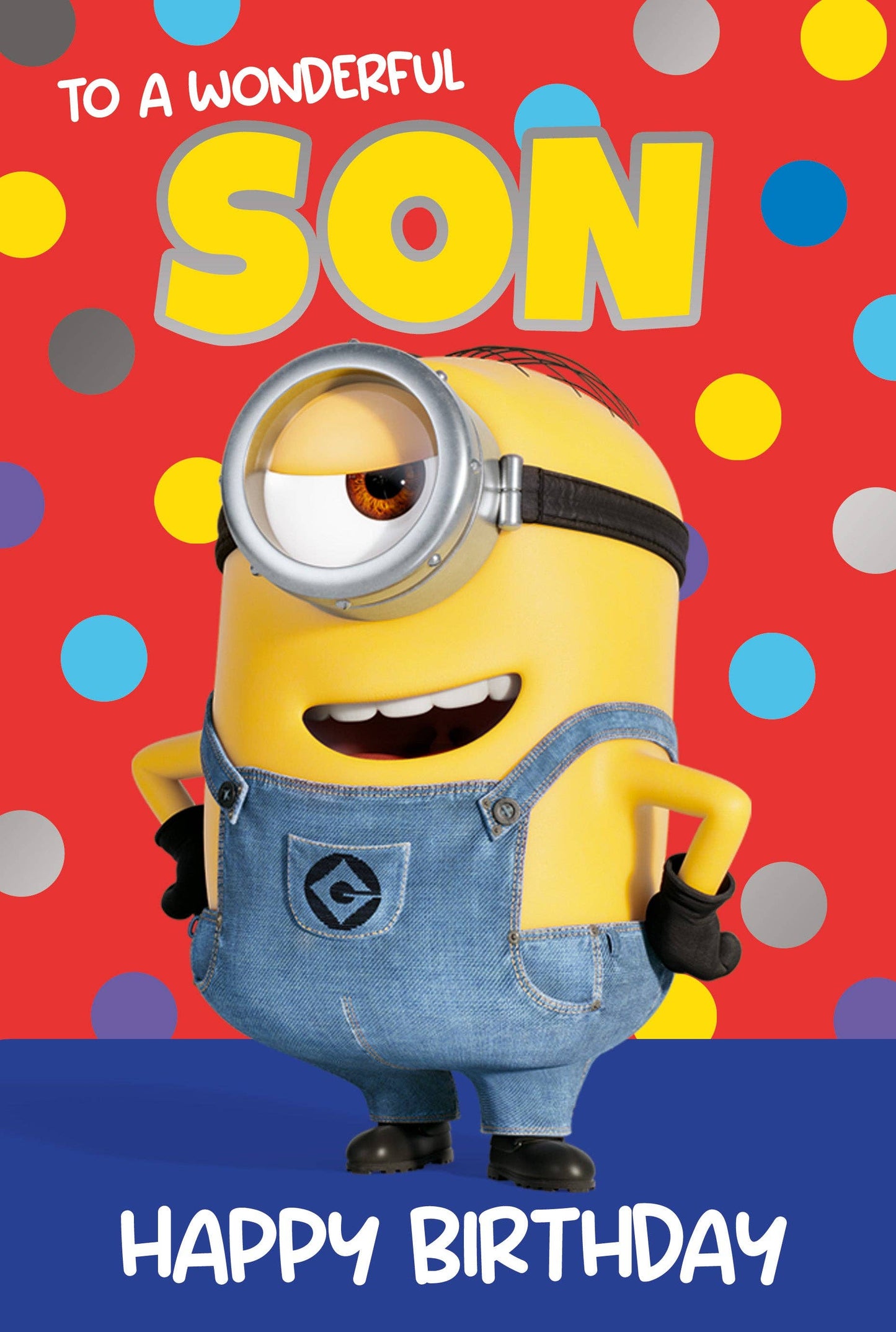 Despicable Me Son Birthday Card