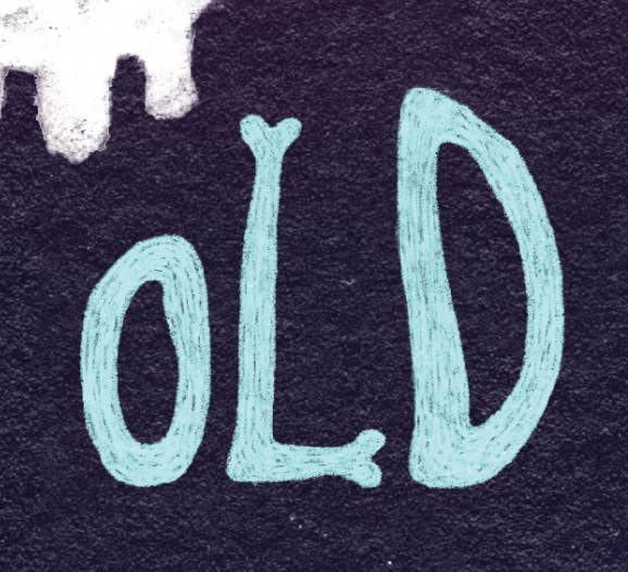 Dead old - funny Skeleton birthday card - spooky Halloween 