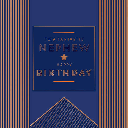 Pocket Square Nephew Birthday Card