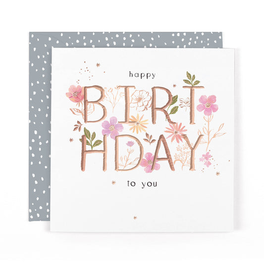 Botanique Open Birthday Type And Flowers