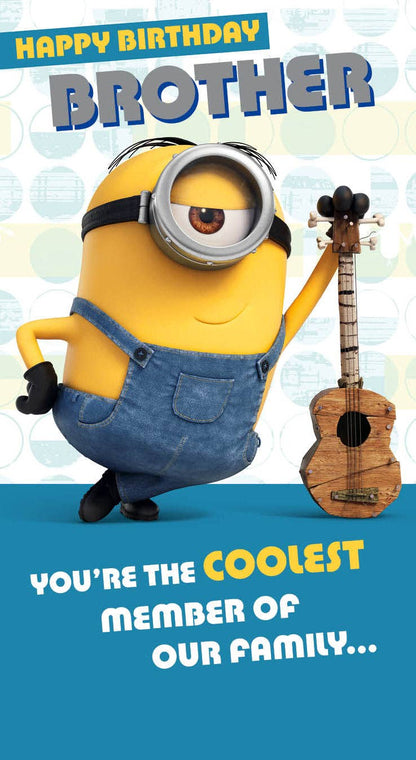 Minion Movie 'Brother' Birthday Card