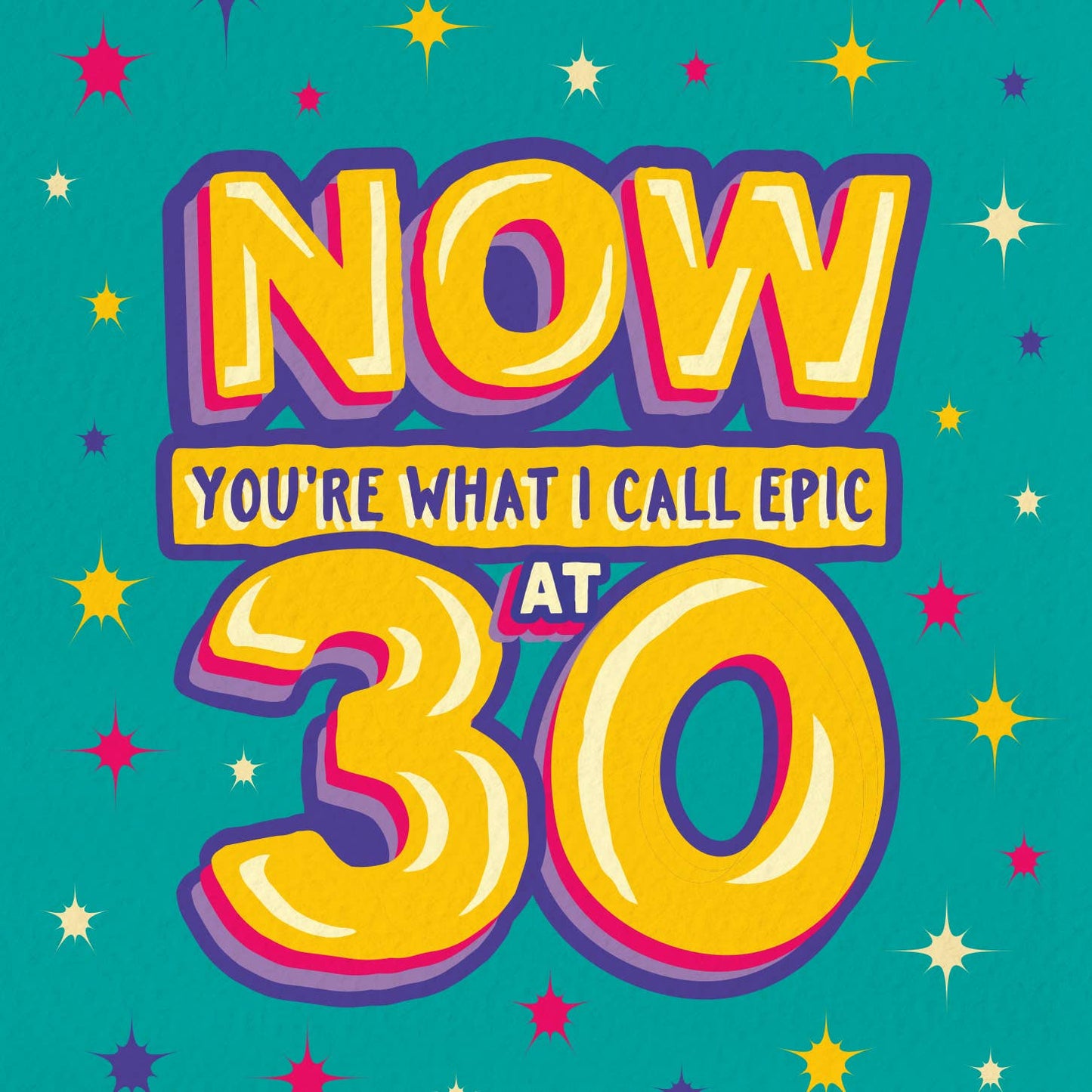 GA12 Funny epic 30th milestone birthday card