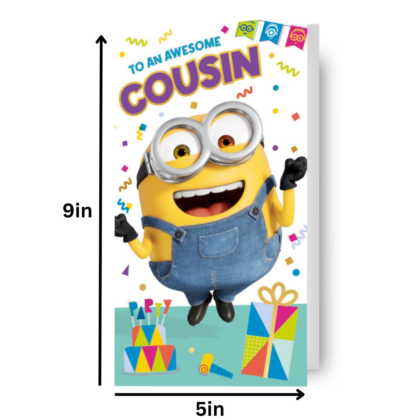 Despicable Me Minions 'To An Awesome Cousin' Birthday Card