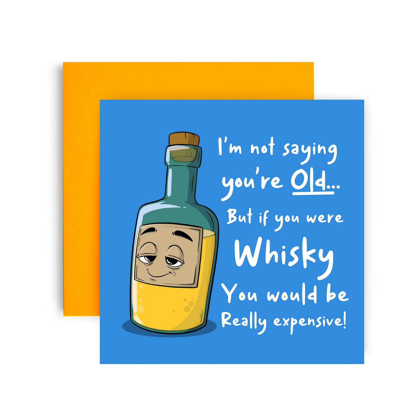 Funny Whisky Birthday Card for Dad or Grandad
