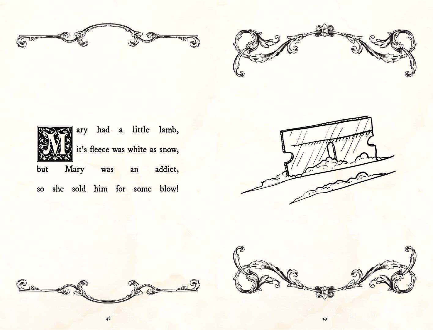 Adult Nursery Rhymes - Humour Gift Book - Novelty Gifts