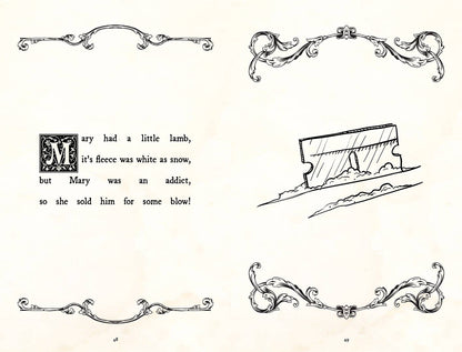 Adult Nursery Rhymes - Humour Gift Book - Novelty Gifts