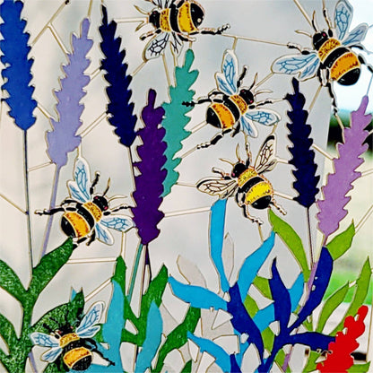 Age 75 Bee Design Birthday Card