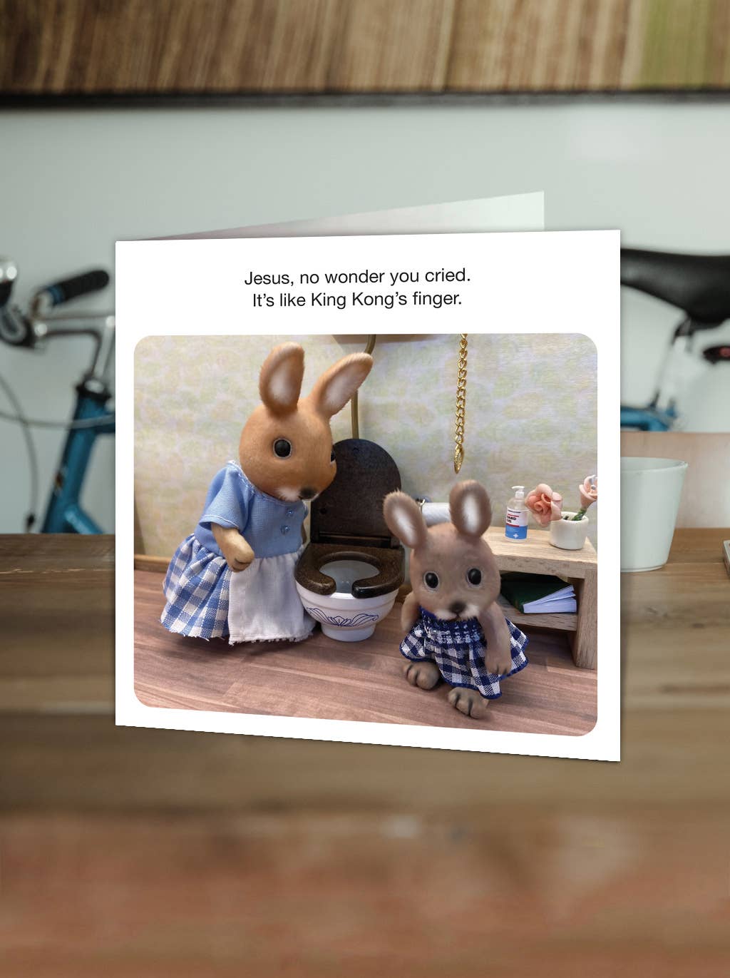 Funny Birthday Card - King Kong's Finger - by Forest_Fr1ends