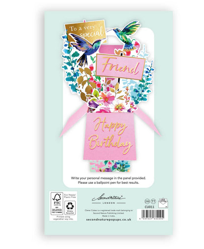 Friends Birthday - 3DPopUp's GreetingCard - Second Nature
