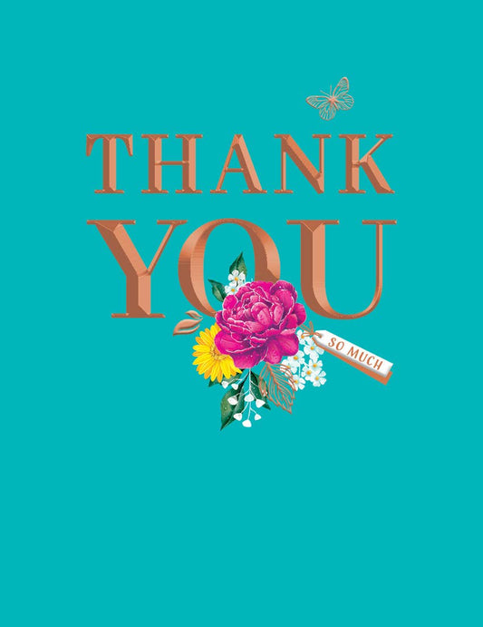 Thank You Card, Thank You, Floweron