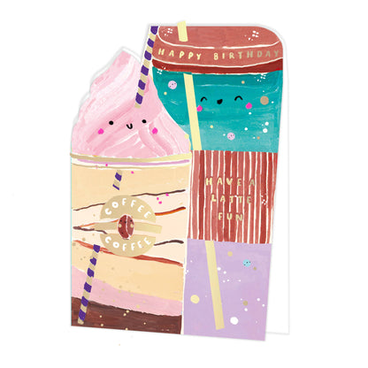 Mochi Open Birthday Iced Latte And Matcha Latte