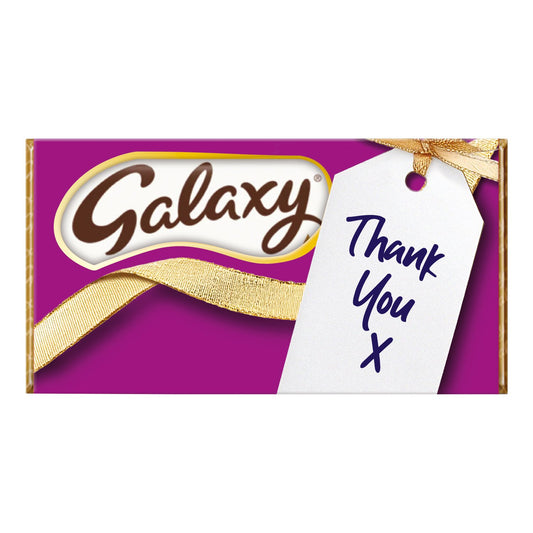 Galaxy Milk Chocolate Bar Thank You