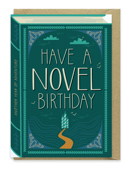 Novel Birthday – Luxury Book Birthday Card