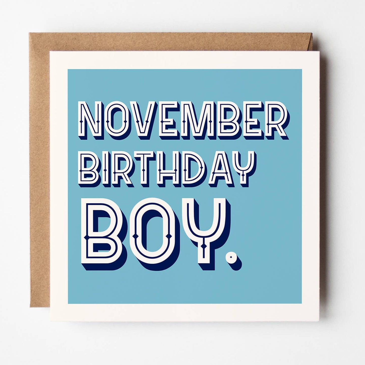 Month Of The Year - Birthday Boy Card