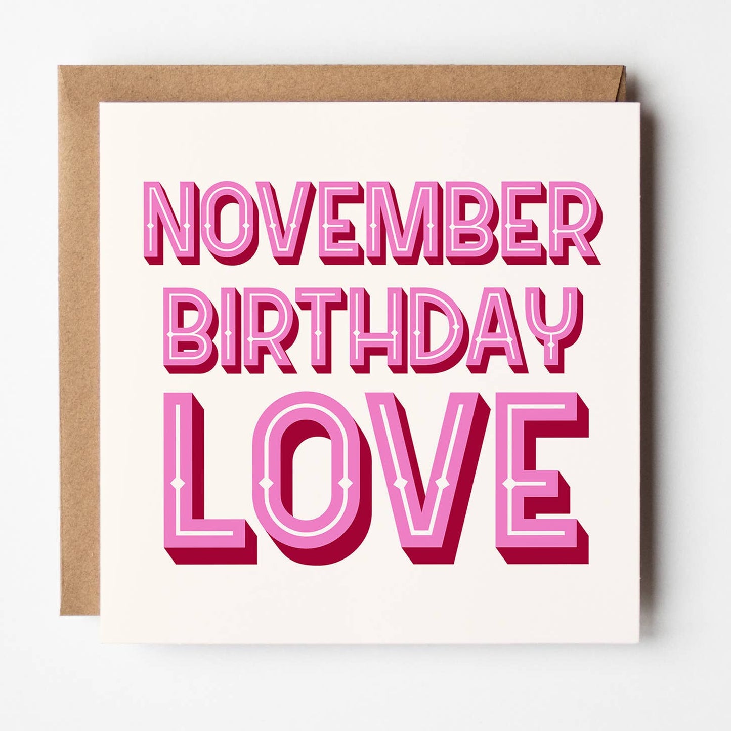 Month Of The Year - Birthday Love Card