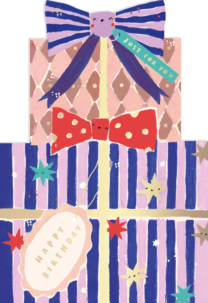 Mochi Open Birthday Stack Of Presents