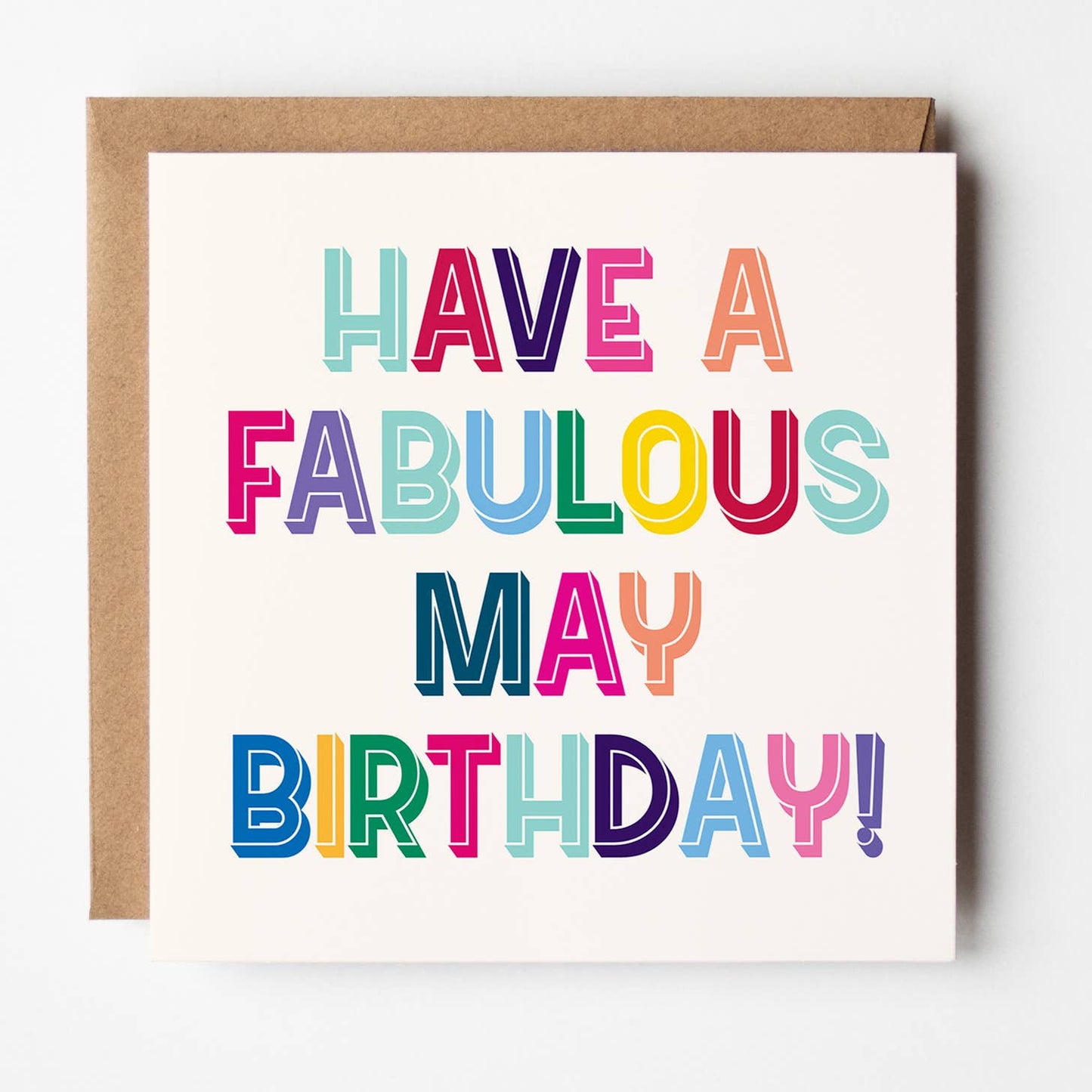 Month Of The Year - Fabulous Birthday Card