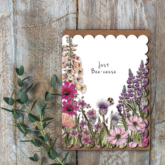 Just Beecause Card (Cello-Free)