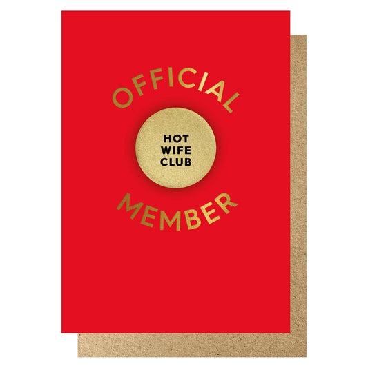 HOT WIFE Official Member Badge Club
