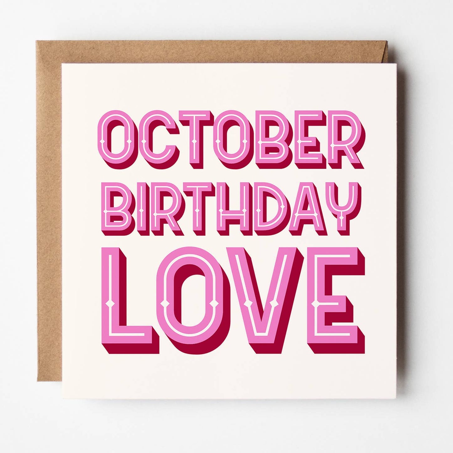 Month Of The Year - Birthday Love Card