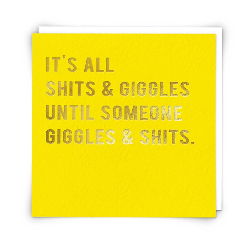Giggles Greetings Card