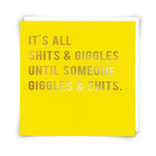 Giggles Greetings Card