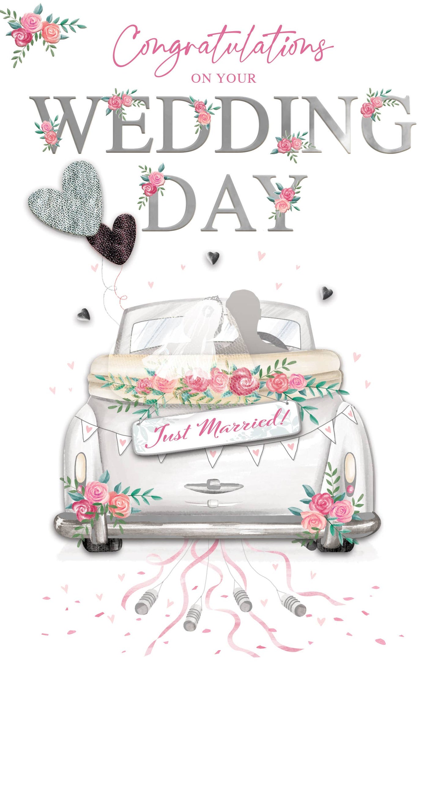 Wedding - Just Married Car - Champagne - Second Nature