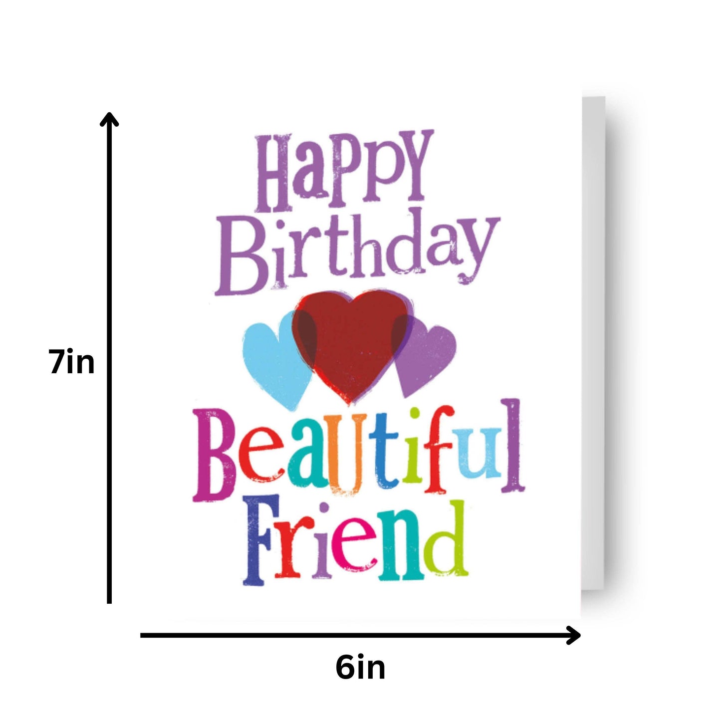 Brightside 'Happy Birthday Beautiful Friend' Birthday Card