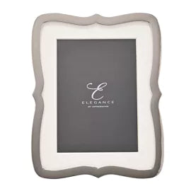 Elegance Wavy Edged Frame 5" x 7" Silver