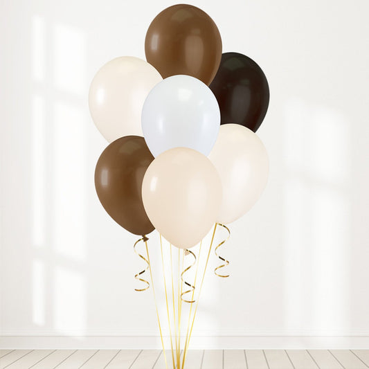 Neutral Baby Latex Balloon Bouquet (Helium Filled)
