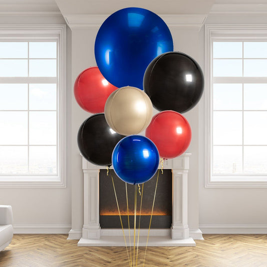 GB Party Giant Latex Balloon Bouquet (Helium Filled)