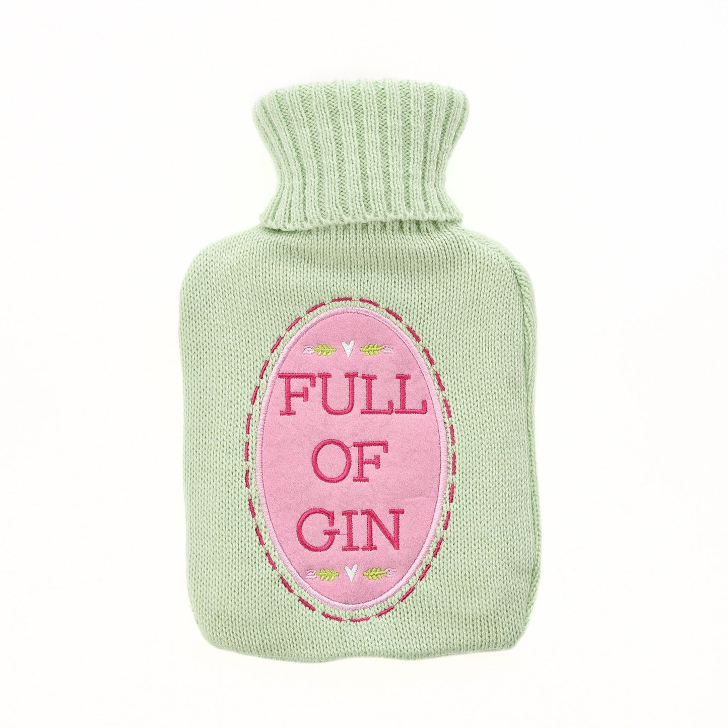 Love Life Hot Water Bottle - Full of Gin
