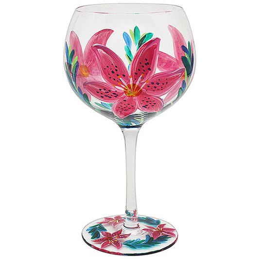 Flower Gin Glass Lily