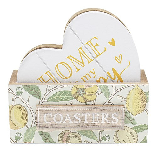 William Morris Fruit Wood Coasters