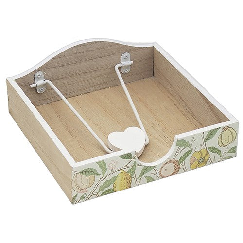 William Morris Fruit Wood Napkin Holder