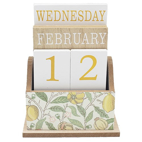 William Morris Fruit Wood Calendar