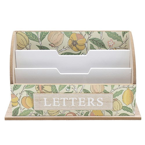 William Morris Fruit Wood Letter Rack