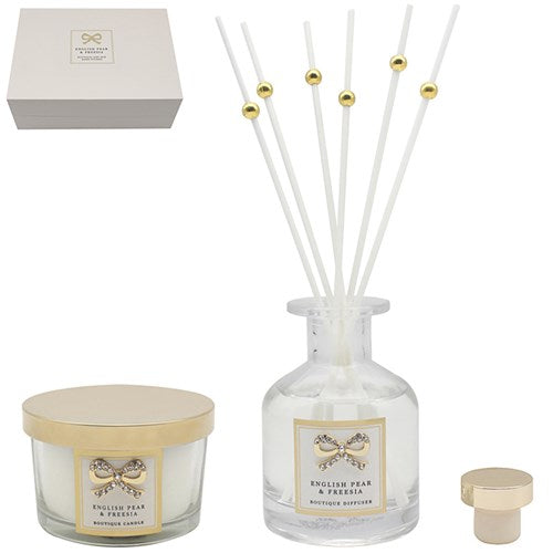 Heart & Bow Diffuser Set of 2 English Pear &