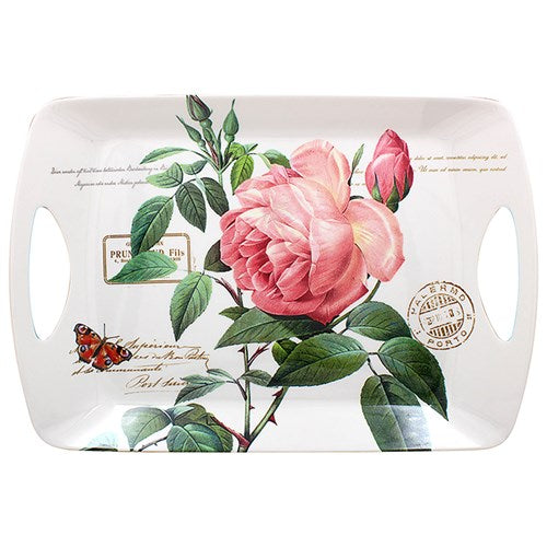 Redoute Rose Tray Large