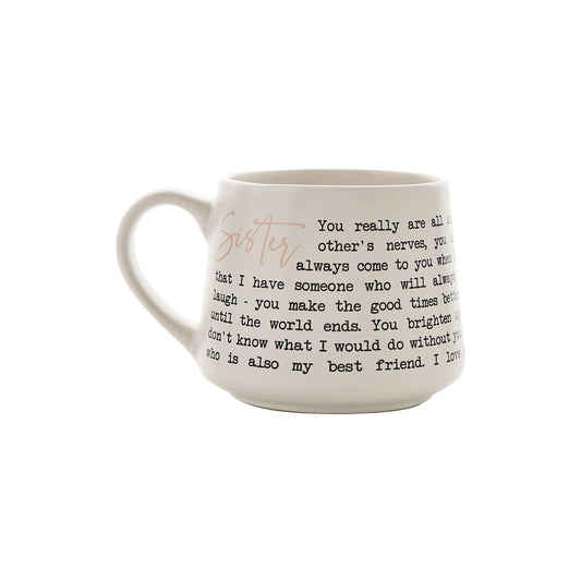 **Multi 3** Moments Stoneware Mug - Sister