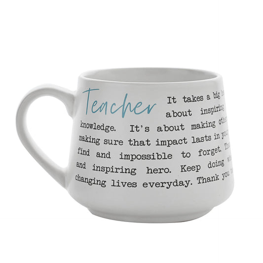 **Multi 3** Moments Stoneware Mug - Teacher